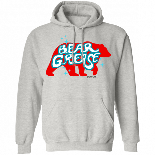 Hoodie with bear logo top